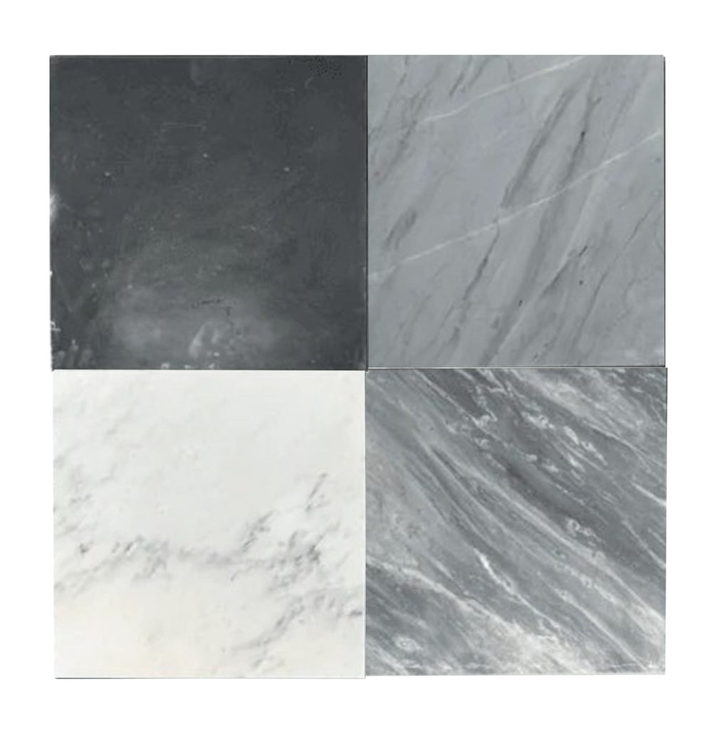 Bardiglio Imperiale 12X12 Marble Tumbled