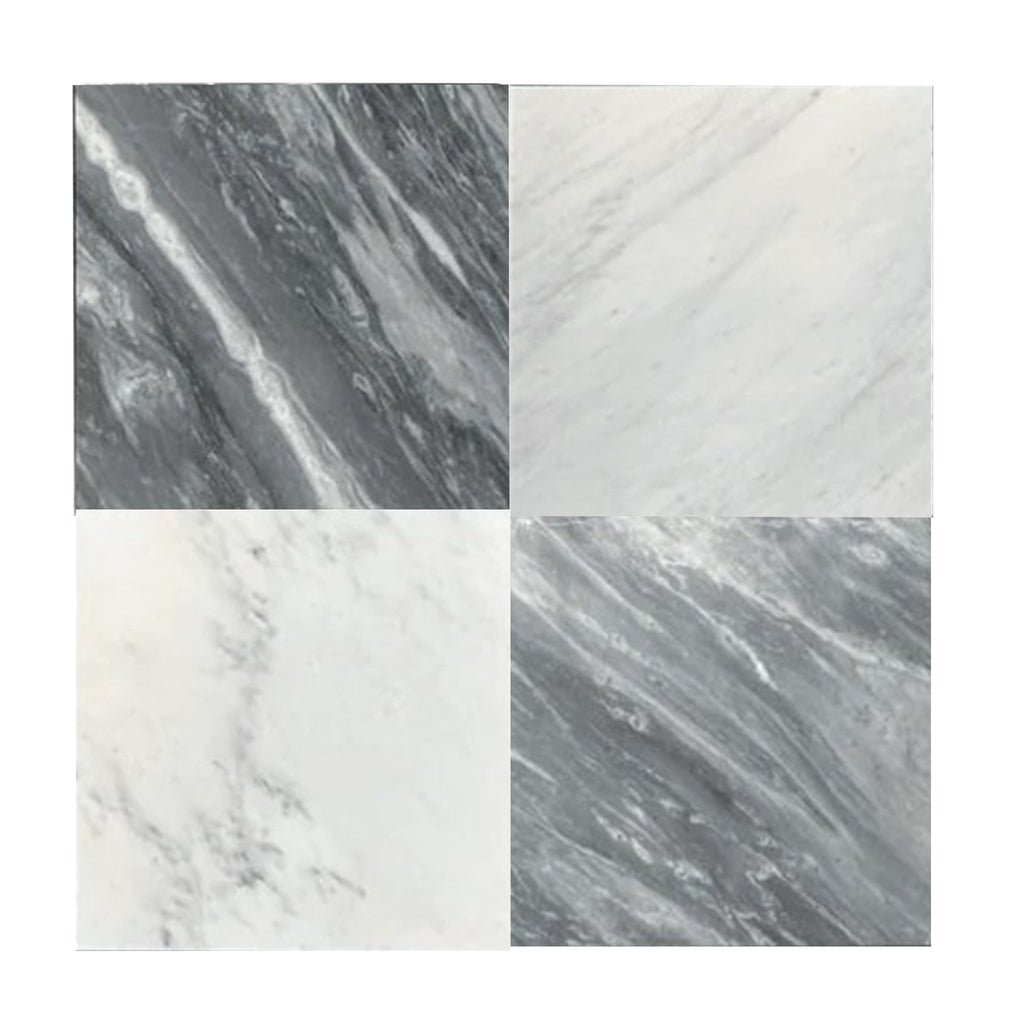 Bardiglio Imperiale 12X12 Marble Tumbled