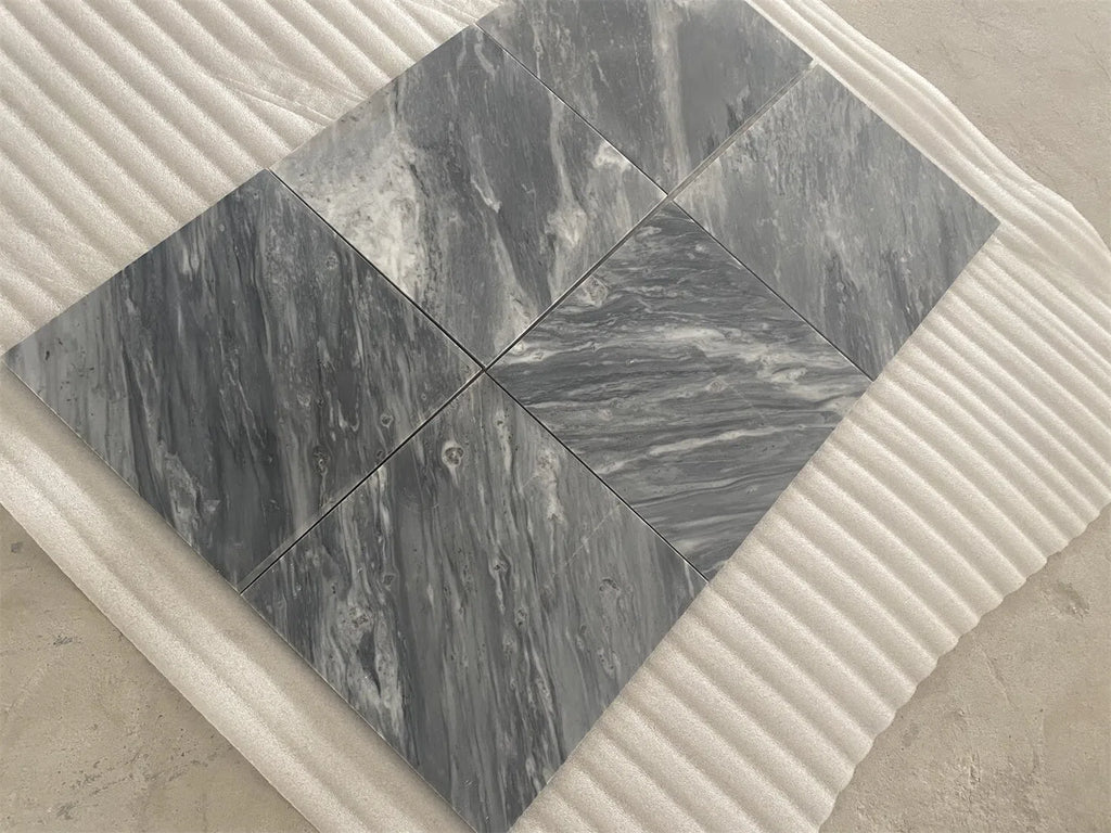 Bardiglio Nuvolato12X12 Marble Polished-Honed