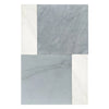 Bardiglio Imperiale 12X12 and Carrara White 4X12 Set