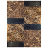 Emperador Dark 12X12 and Nero Marquina 4X12 Set