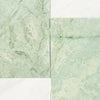 Ming Green 12X12 and Carrara White 4X12 Set