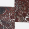 Rosso Levanto 12X12 and Bianco Dolomite 4X12 Set