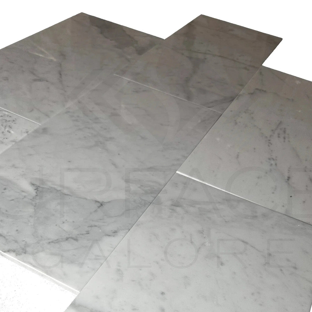 Bianco Carrara Standart 12X24 Polished Marble Tile 250 Sq.Ft. $7.47/Sq.Ft.