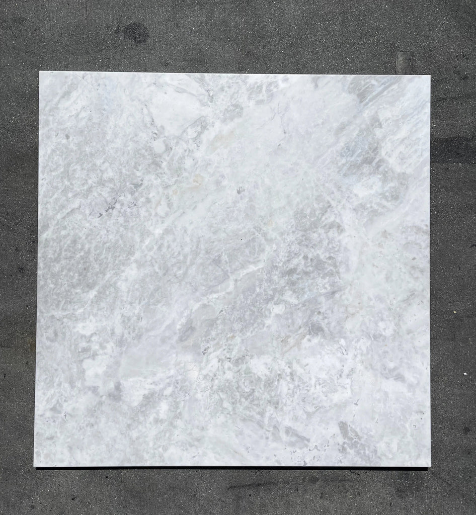 Bianco Congelato 1X4 Herringbone Mosaic Dolomite Leathered