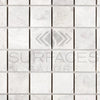 Bianco Congelato 2X2 Brick Mosaic Dolomite Leathered - SurfacesGalore