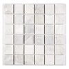 Bianco Congelato 2X2 Brick Mosaic Dolomite Leathered