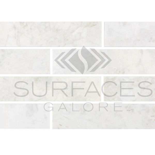 Bianco Congelato 4X12 Dolomite Leathered - SurfacesGalore