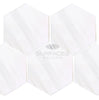 Bianco Dolomite (White Dolomite) 10X10 Hexagon Mosaic Marble Polished - Honed - SurfacesGalorePolished