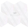 Bianco Dolomite (White Dolomite) 10X10 Hexagon Mosaic Marble Polished-Honed