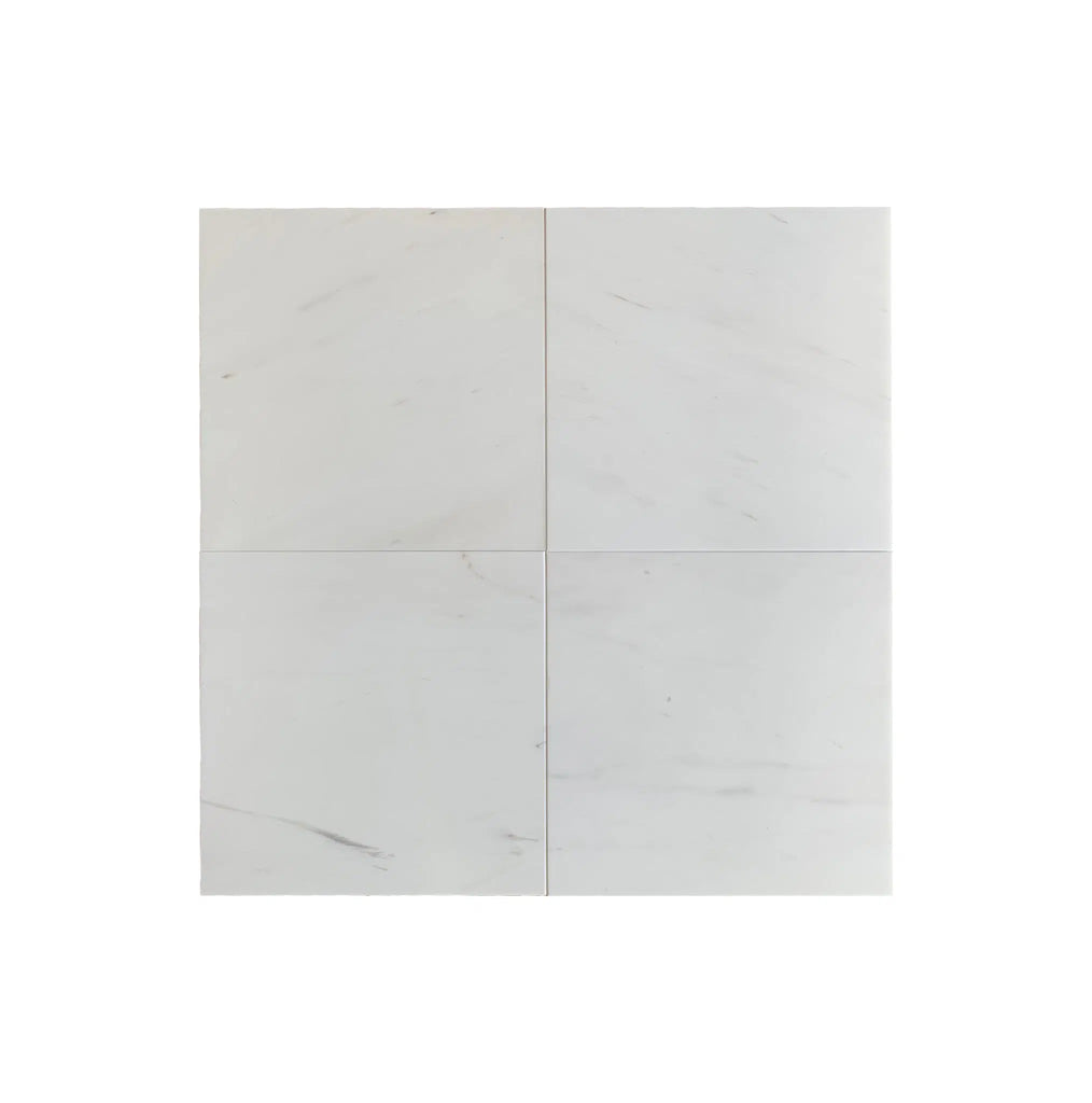 Bianco Dolomite (White Dolomite) 12X12 Marble Polished-Honed