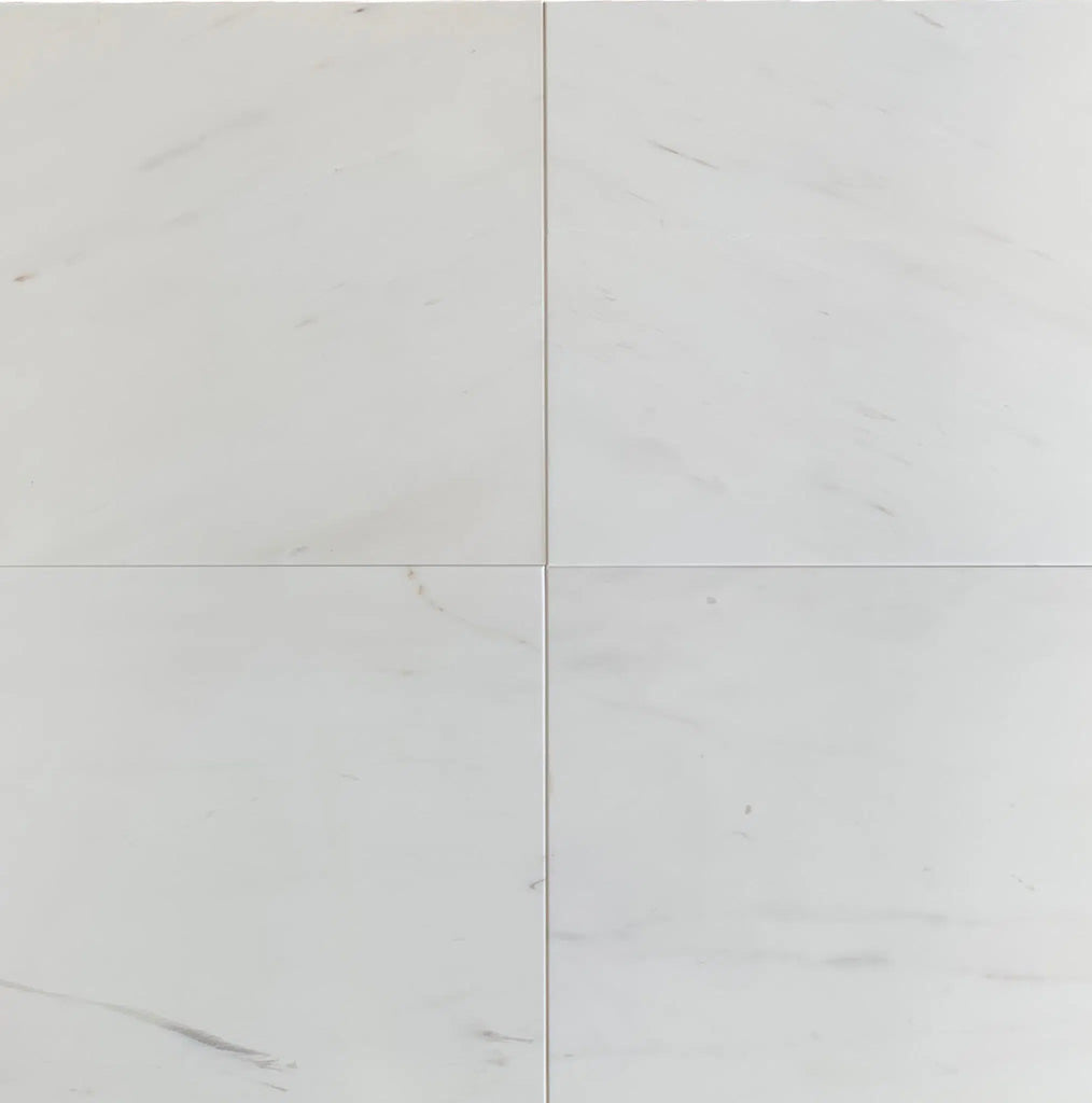 Bianco Dolomite (White Dolomite) 12X12 Marble Polished-Honed