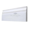 Bianco Dolomite (White Dolomite) 4 3/4X12 Baseboard Trim Liner Marble Polished - Honed - SurfacesGalorePolished