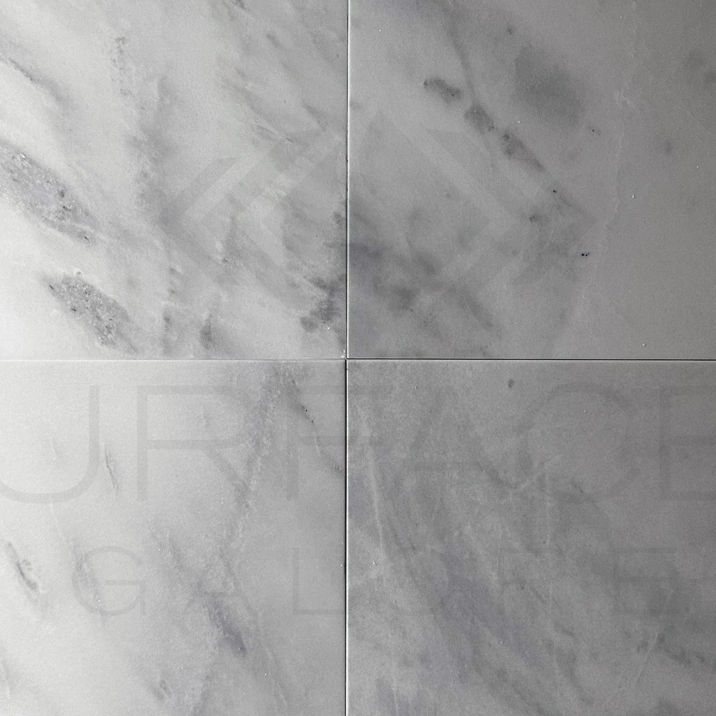 Bianco Venatino (Bianco Mare) White Marble 12X12 Polished Micro-Beveled Edge Tile 300 Sq.Ft. $4.33/Sq.Ft.