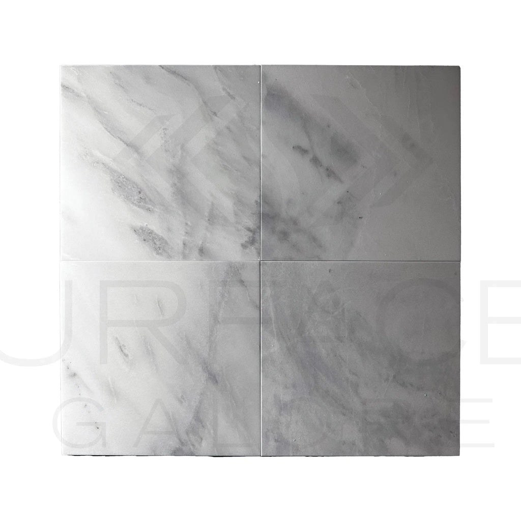 Bianco Venatino (Bianco Mare) White Marble 12X12 Polished Micro-Beveled Edge Tile 300 Sq.Ft. $4.33/Sq.Ft.