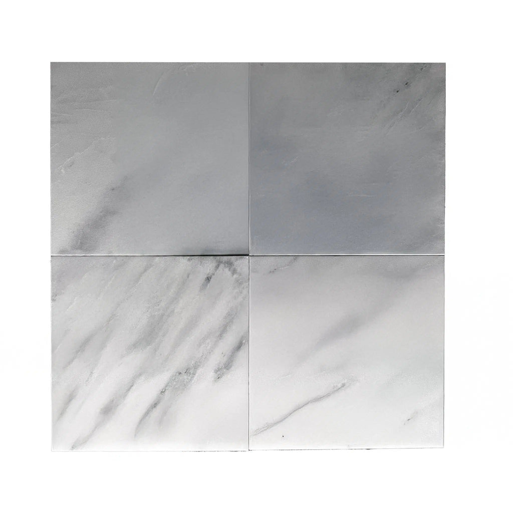 Bianco Venatino (Bianco Mare) White Marble 12X12 Polished Micro-Beveled Edge Tile 300 Sq.Ft. $4.33/Sq.Ft.