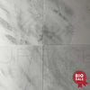 Bianco Venatino (Bianco Mare) White Marble 12X12 Polished Micro - Beveled Edge Tile 300 Sq.Ft. - Discounted, Marble/Travertine Clearance Sale - SurfacesGalore