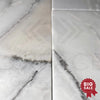 Bianco Venatino (Bianco Mare) White Marble 12X24 Honed Micro - Beveled Edge Tile 360 Sq.Ft. - Discounted, Marble/Travertine Clearance Sale - SurfacesGalore