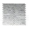 Bianco Venatino (Bianco Mare) White Marble 1X2 Brick Polished Mosaic Tile 110 Sq.Ft. $5.90/Sq.Ft.