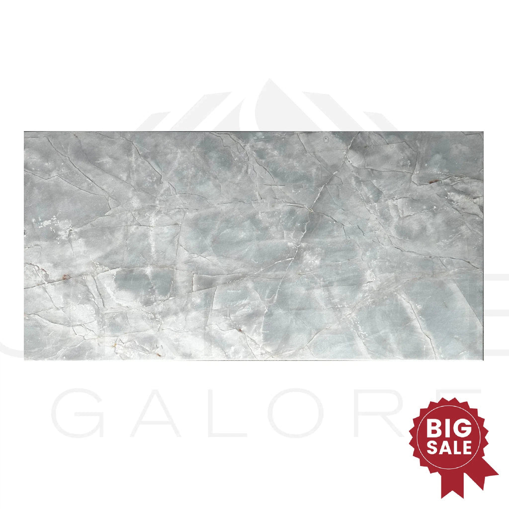 Blue Jade / Blue / White Marble 12X24 Polished Tile 150 Sq.Ft. - Discounted, Marble/Travertine Clearance Sale - SurfacesGalore