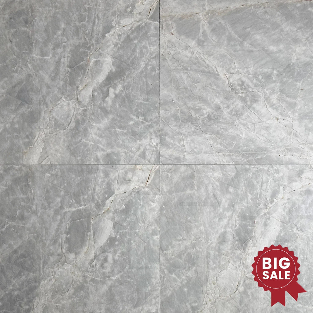 Blue Jade / Blue White Marble 24X24 Polished Tile 160 Sq.Ft. - Discounted, Marble/Travertine Clearance Sale - SurfacesGalore