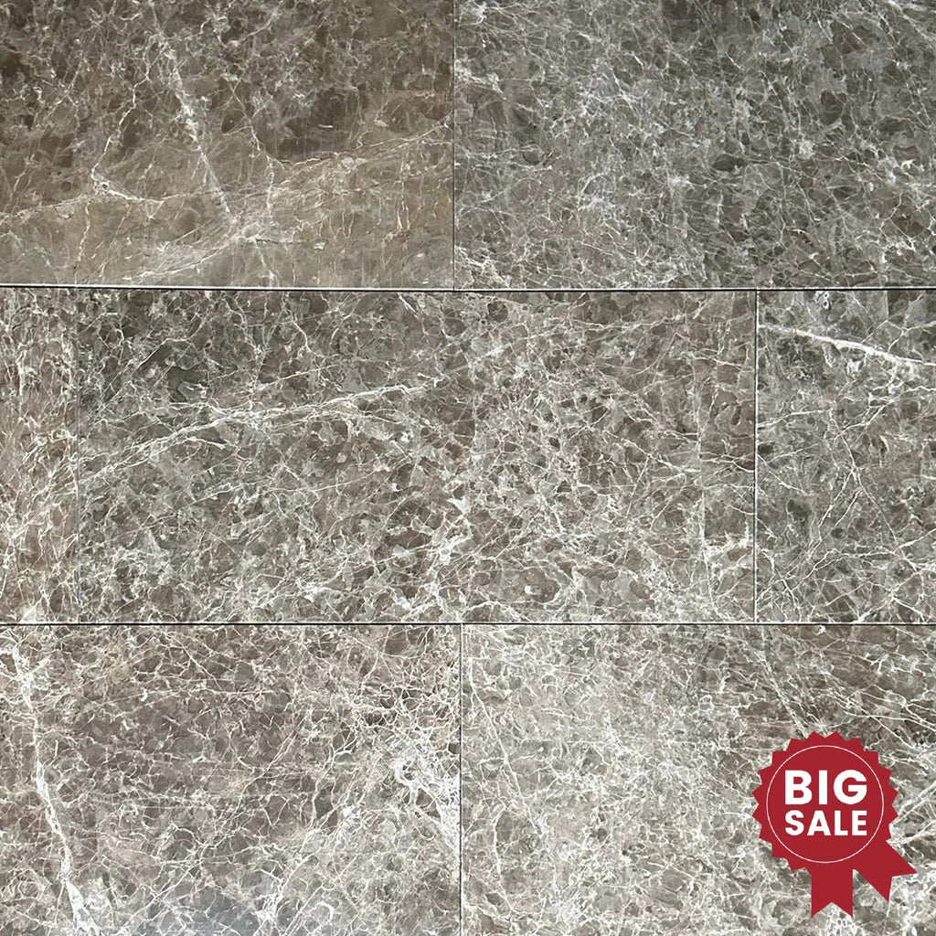 Cafe Emperador / Brown / Emperador Marble 12X24 Polished Tile 150 Sq.Ft. - Discounted, Marble/Travertine Clearance Sale - SurfacesGalore