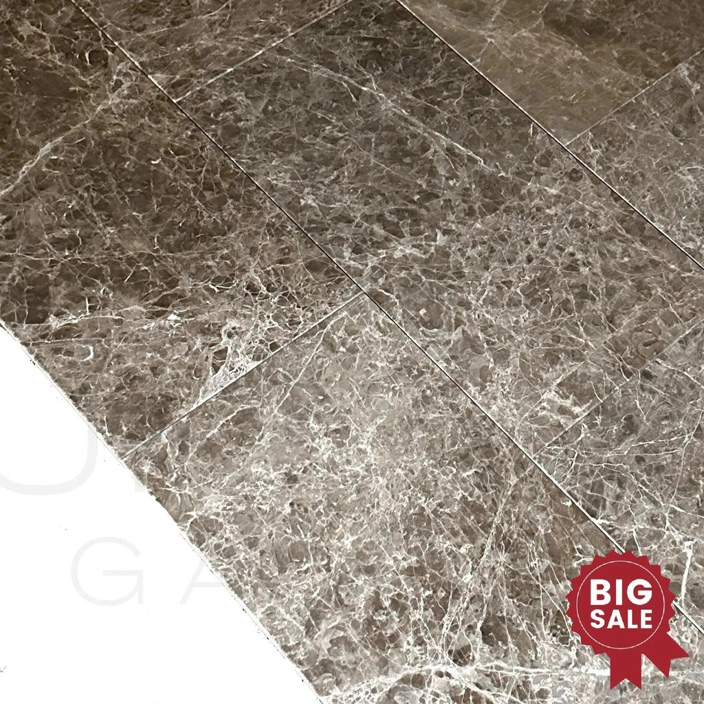 Cafe Emperador / Brown / Emperador Marble 12X24 Polished Tile 150 Sq.Ft. - Discounted, Marble/Travertine Clearance Sale - SurfacesGalore