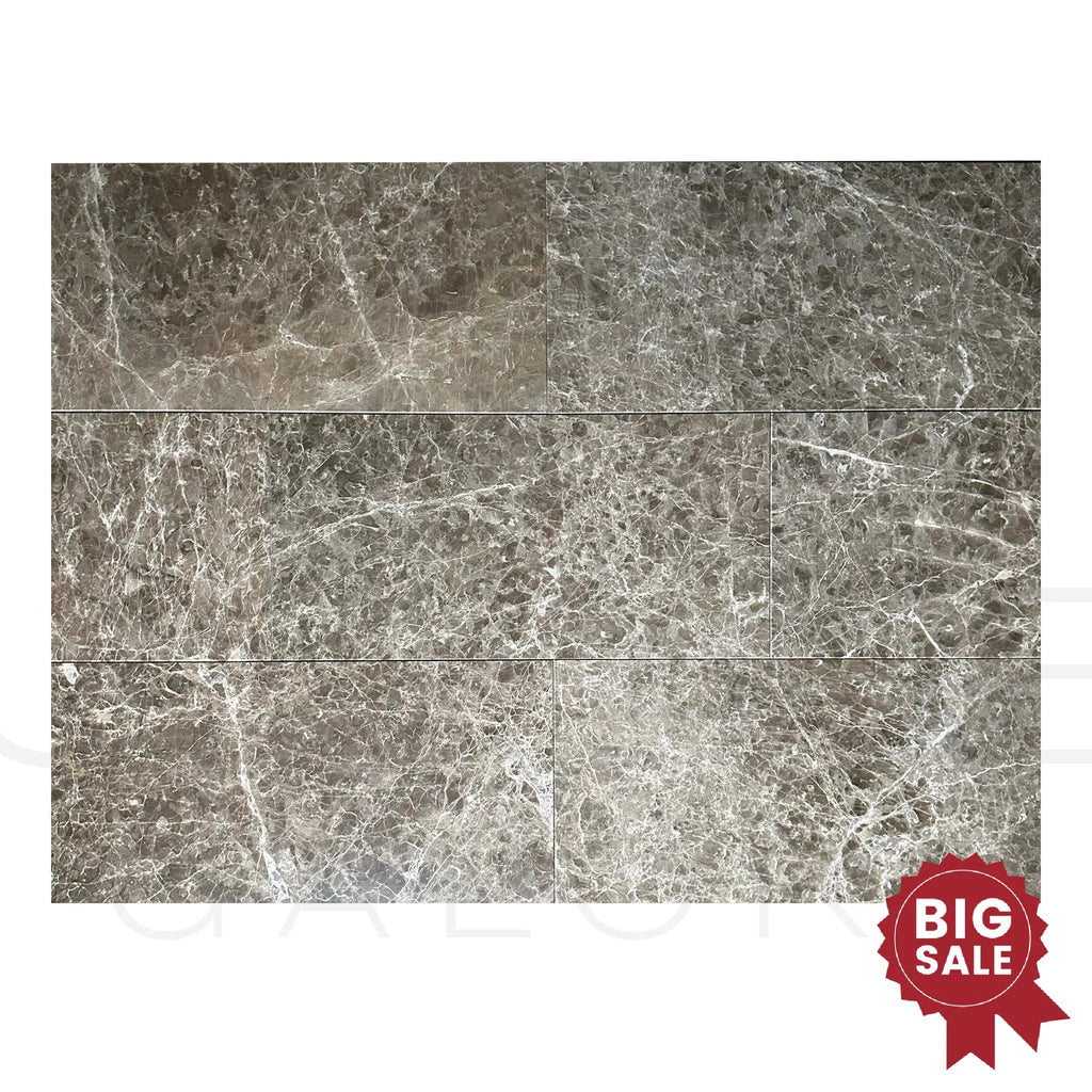 Cafe Emperador / Brown / Emperador Marble 12X24 Polished Tile 150 Sq.Ft. - Discounted, Marble/Travertine Clearance Sale - SurfacesGalore