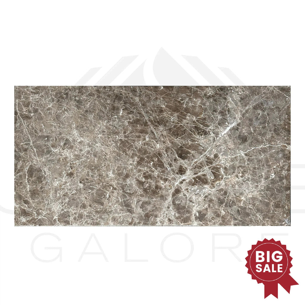 Cafe Emperador / Brown / Emperador Marble 12X24 Polished Tile 150 Sq.Ft. - Discounted, Marble/Travertine Clearance Sale - SurfacesGalore