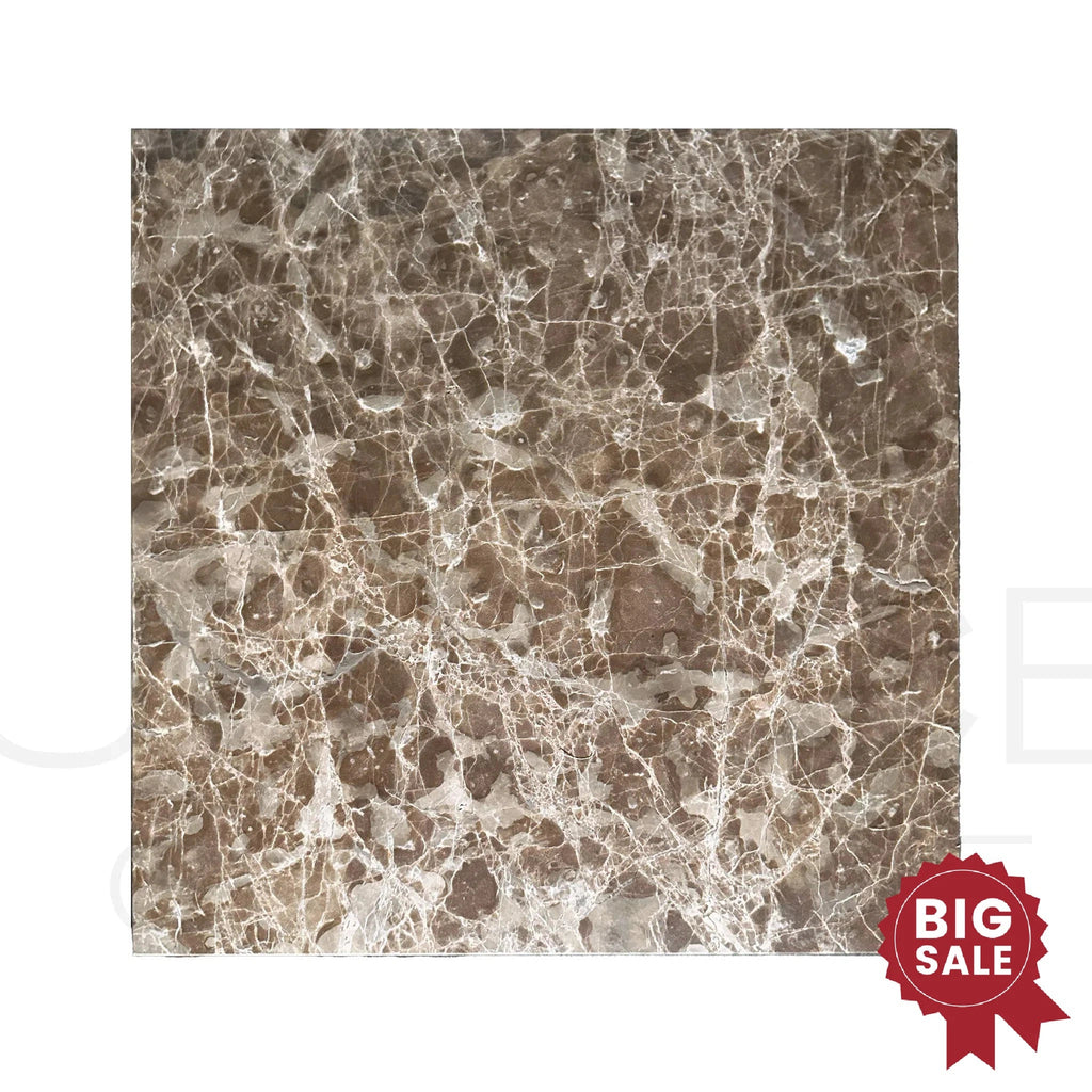 Cafe Emperador / Brown / Emperador Marble 18X18 Polished Tile 175 Sq.Ft. - Discounted, Marble/Travertine Clearance Sale - SurfacesGalore