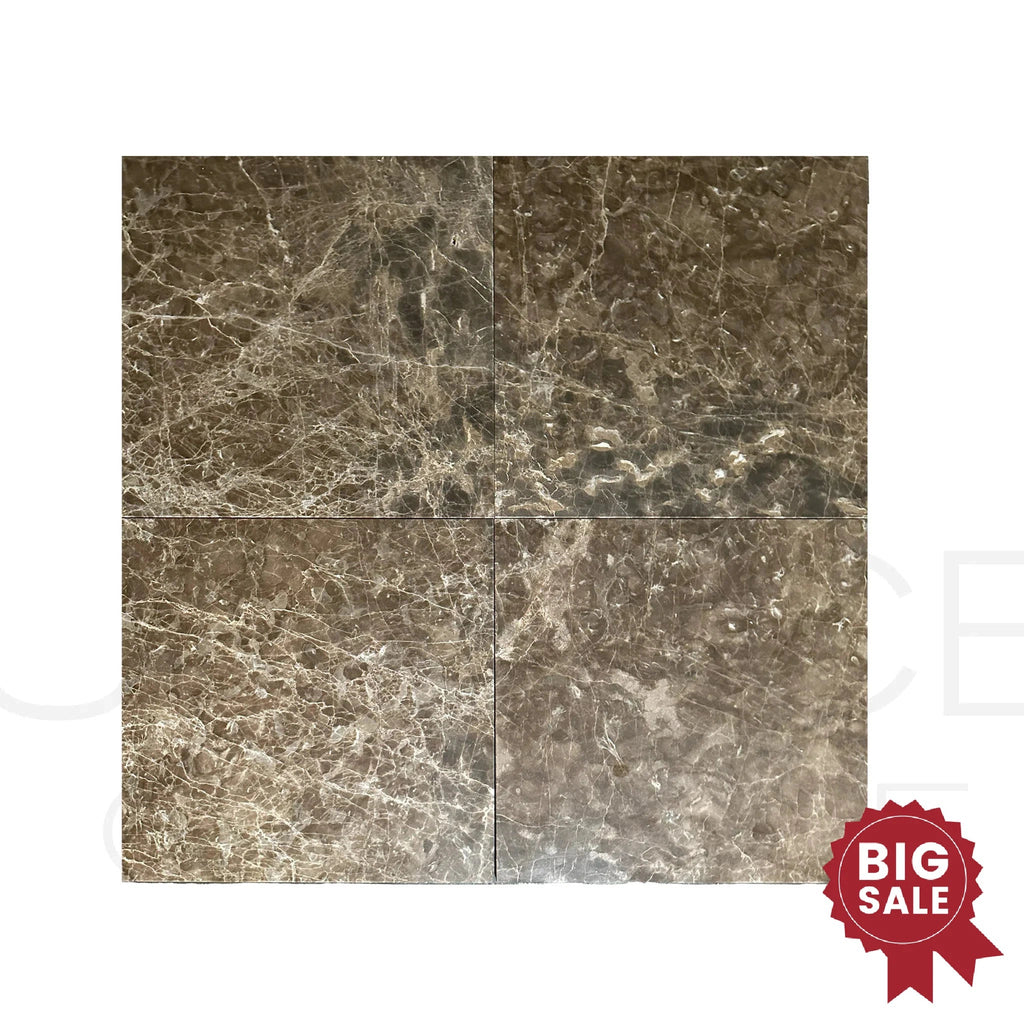 Cafe Emperador / Brown / Emperador Marble 18X18 Polished Tile 175 Sq.Ft. - Discounted, Marble/Travertine Clearance Sale - SurfacesGalore