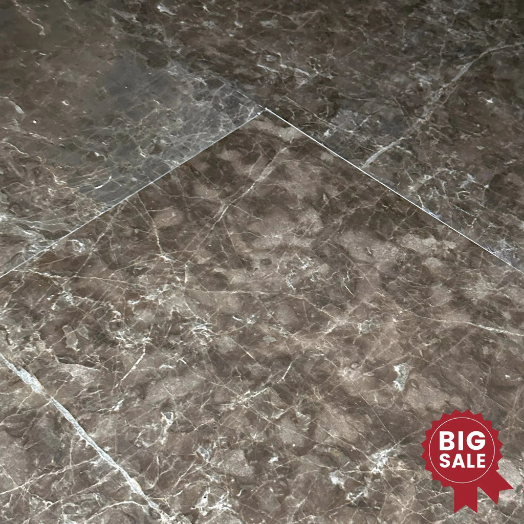 Cafe Emperador / Brown / Emperador Marble 24X24 Polished Tile 160 Sq.Ft. - Discounted, Marble/Travertine Clearance Sale - SurfacesGalore