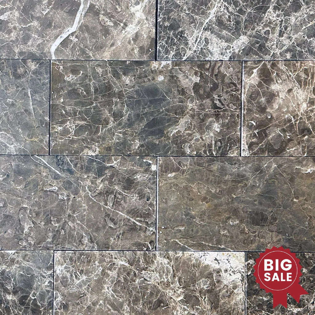 Cafe Emperador / Brown / Emperador Marble 6X12 Polished Tile 150 Sq.Ft. - Discounted, Marble/Travertine Clearance Sale - SurfacesGalore