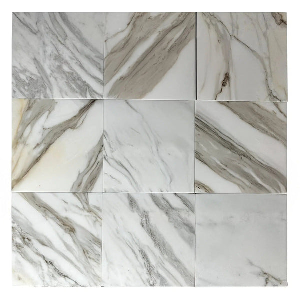 Calacatta Borghini Gold 12X12 Polished Marble Tile 300 Sq.Ft. $11.99/Sq.Ft.