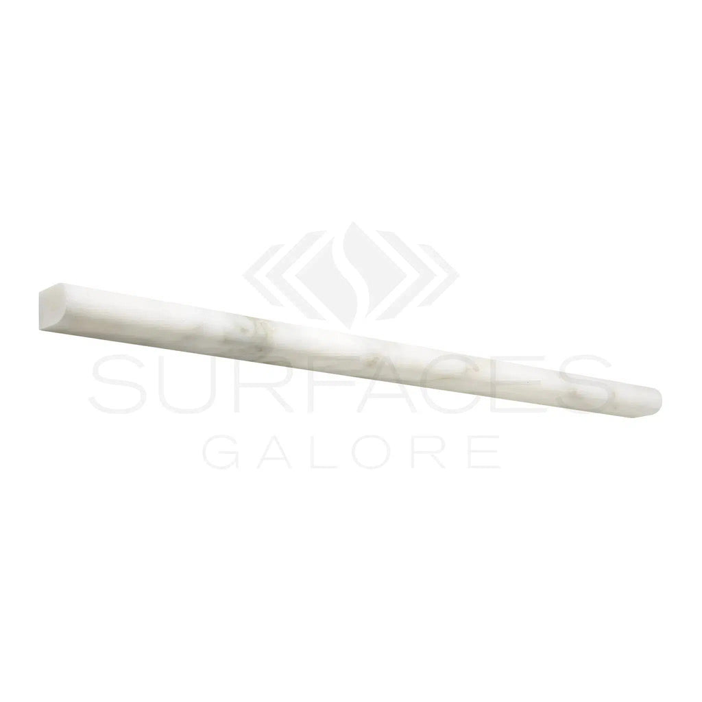 Calacatta Gold 1/2X12 Pencil Liner Polished-Honed