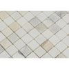 Calacatta Gold 1X1 Mosaic Marble Tile Polished-Honed