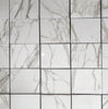 Calacatta Gold 1X2 Diamond/Rhomboid Mosaic Marble Tile Polished-Honed