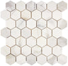 Calacatta Gold 2" Hexagon Mosaic Marble Tile Polished-Honed