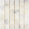 Calacatta Gold 2X2 Mosaic Marble Tile Polished-Honed