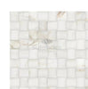 Calacatta Gold 3-D Small-Bread Mosaic Marble Tile Polished-Honed