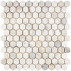 Calacatta Gold Italian Premium 1X1 Hexagon Mosaic Marble Tile Polished - Honed - SurfacesGalorePolished