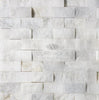 Calacatta Gold Italian Premium 1X2 Brick Split - Faced Mosaic Marble Tile - SurfacesGalore