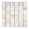 Calacatta Gold Italian Premium 2X2 Mosaic Marble Tile Polished - Honed - SurfacesGalorePolished