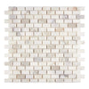 Calacatta Gold Italian Premium 5/8X1 1/4 Mini - Brick Mosaic Marble Tile Polished - Honed - SurfacesGalorePolished