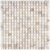 Calacatta Gold Italian Premium 5/8X5/8 Mosaic Marble Tile Polished - Honed - SurfacesGalorePolished