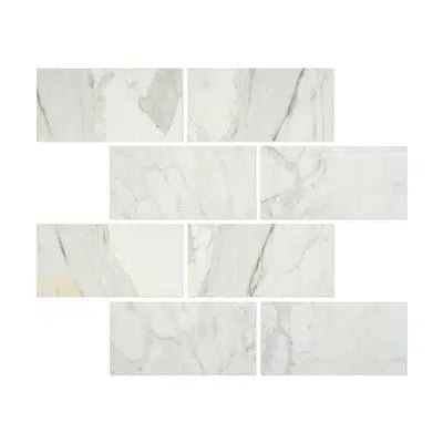 Calacatta Gold Italian Premium Marble 12X24 Polished - Honed - SurfacesGalorePolished