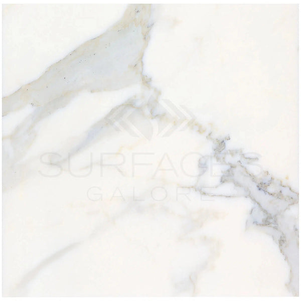 Calacatta Gold Italian Premium Marble 18X36 Polished - Honed - SurfacesGalorePolished