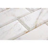 Calacatta Gold Italian Premium Marble 3X6 Deep - Beveled Polished - Honed - SurfacesGalorePolished