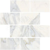 Calacatta Gold Italian Premium Marble 3X6 Polished - Honed - SurfacesGalorePolished