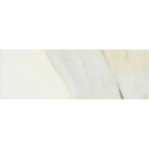 Calacatta Gold Italian Premium Marble 4X12 Polished - Honed - SurfacesGalorePolished